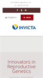 Mobile Screenshot of invictagenetics.com
